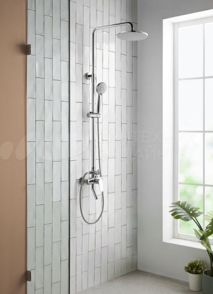 Душевая стойка Bravat Rhein F6429564CP-A-ENG